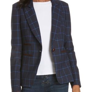 Like NEW!! Veronica Beard Keating Plaid Blazer, 8